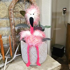 NWT Jellycat Flora Flamingo Plush Animal Bird HOT Pink & White Retired FLA2F NWT